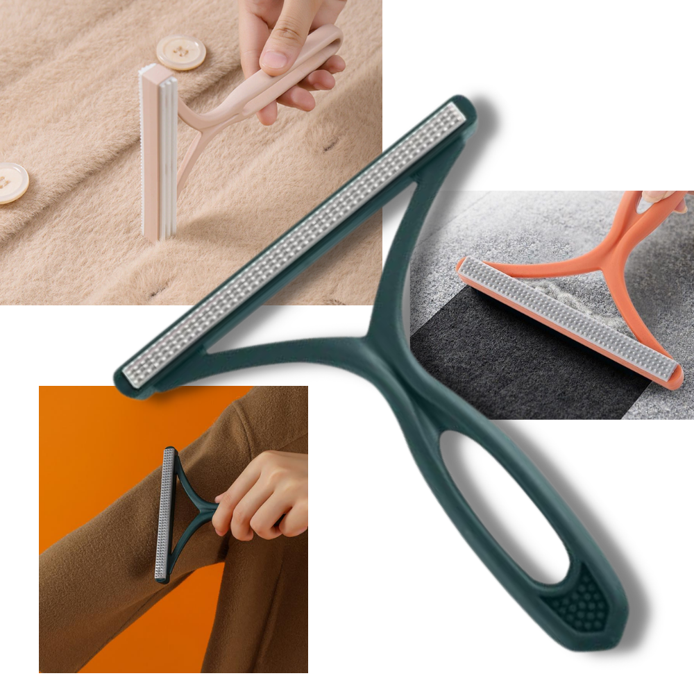 2 Stück doppelseitiger manueller Haarentferner für Kleidung - Ozerty