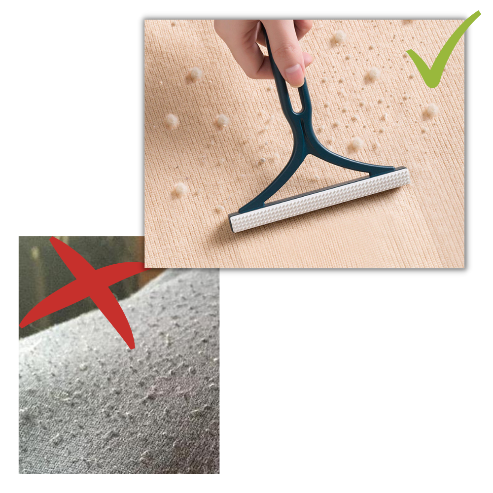 2 Stück doppelseitiger manueller Haarentferner für Kleidung - Ozerty