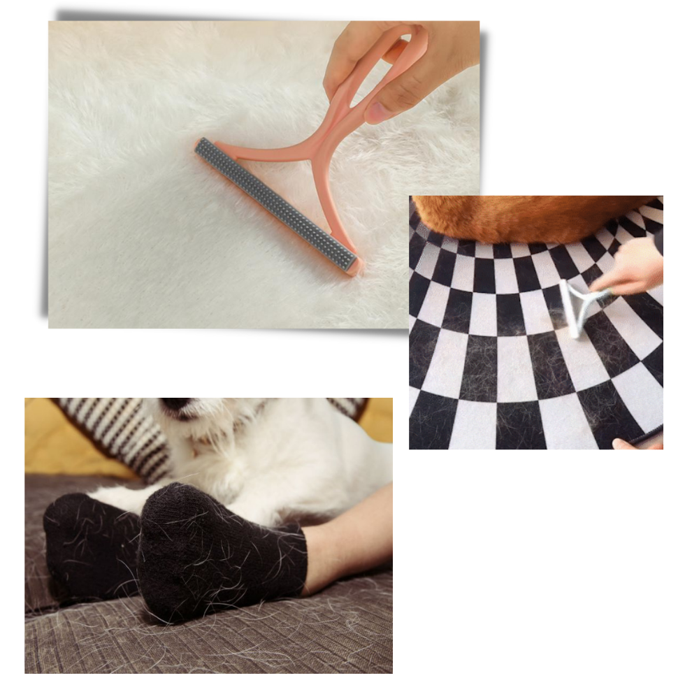 2 Stück doppelseitiger manueller Haarentferner für Kleidung - Ozerty