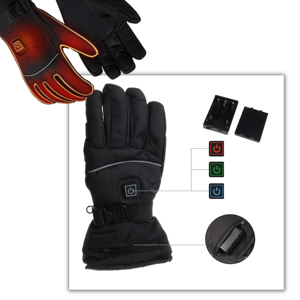 Elektrisch beheizte Winterhandschuhe - Ozerty