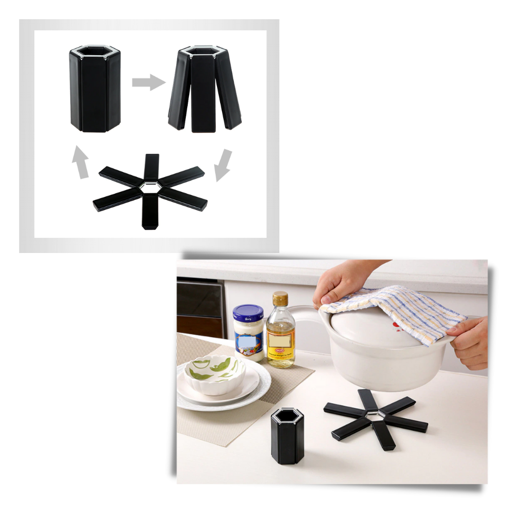 Sechseckiger faltbarer Topflappen - Ozerty