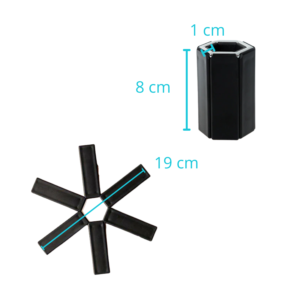 Sechseckiger faltbarer Topflappen - Ozerty