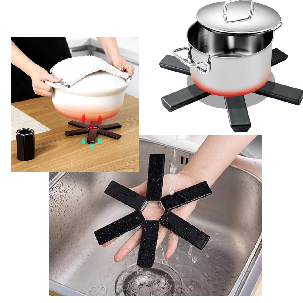 Sechseckiger faltbarer Topflappen - Ozerty