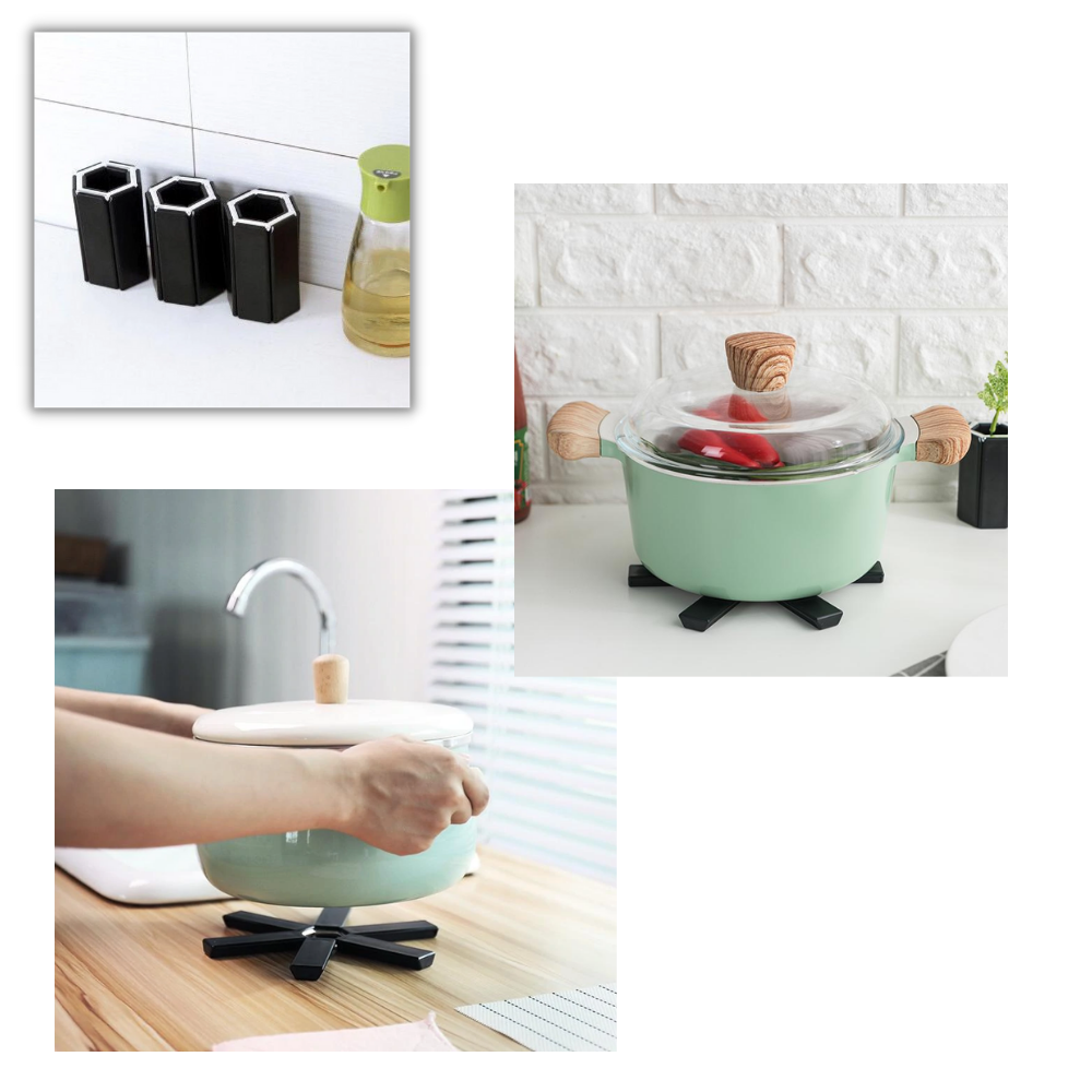 Sechseckiger faltbarer Topflappen - Ozerty