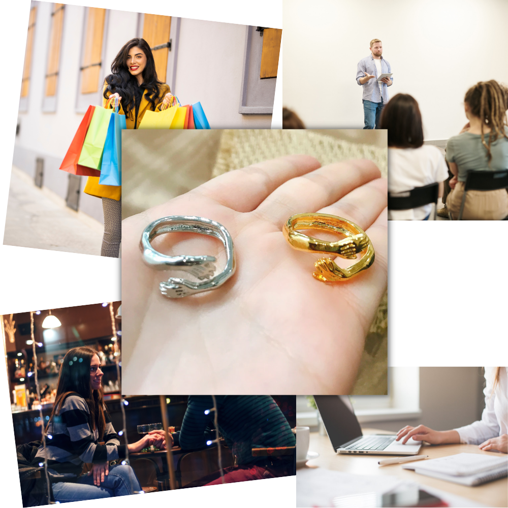 Kreativer Umarmungs-Ring - Ozerty