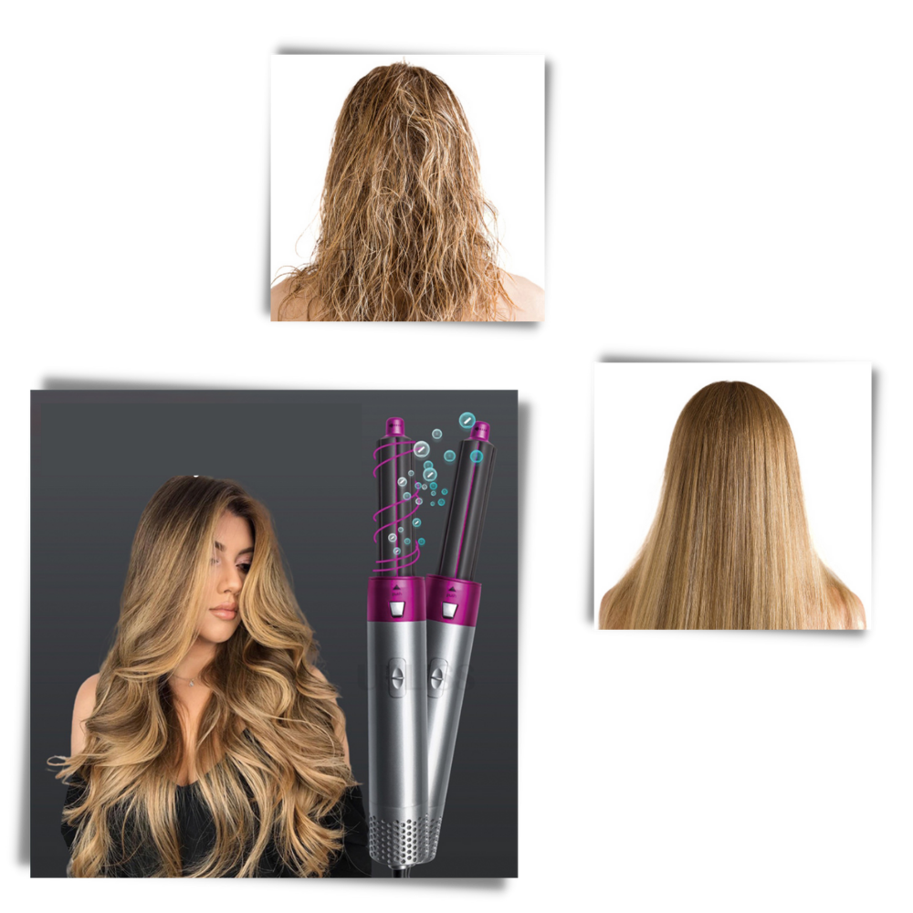 Haarglätter 5-in-1-Set - Ozerty