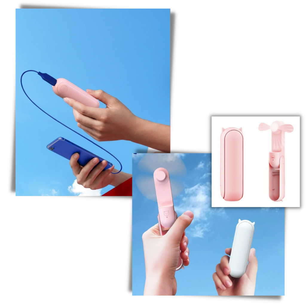 Mini-Handventilator mit USB - Ozerty