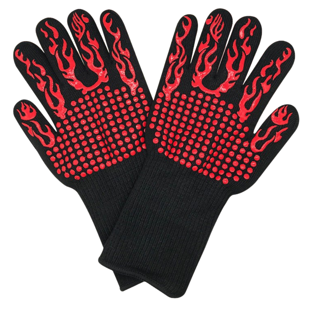 Hitzebeständige BBQ-Handschuhe (1 Paar) - Ozerty