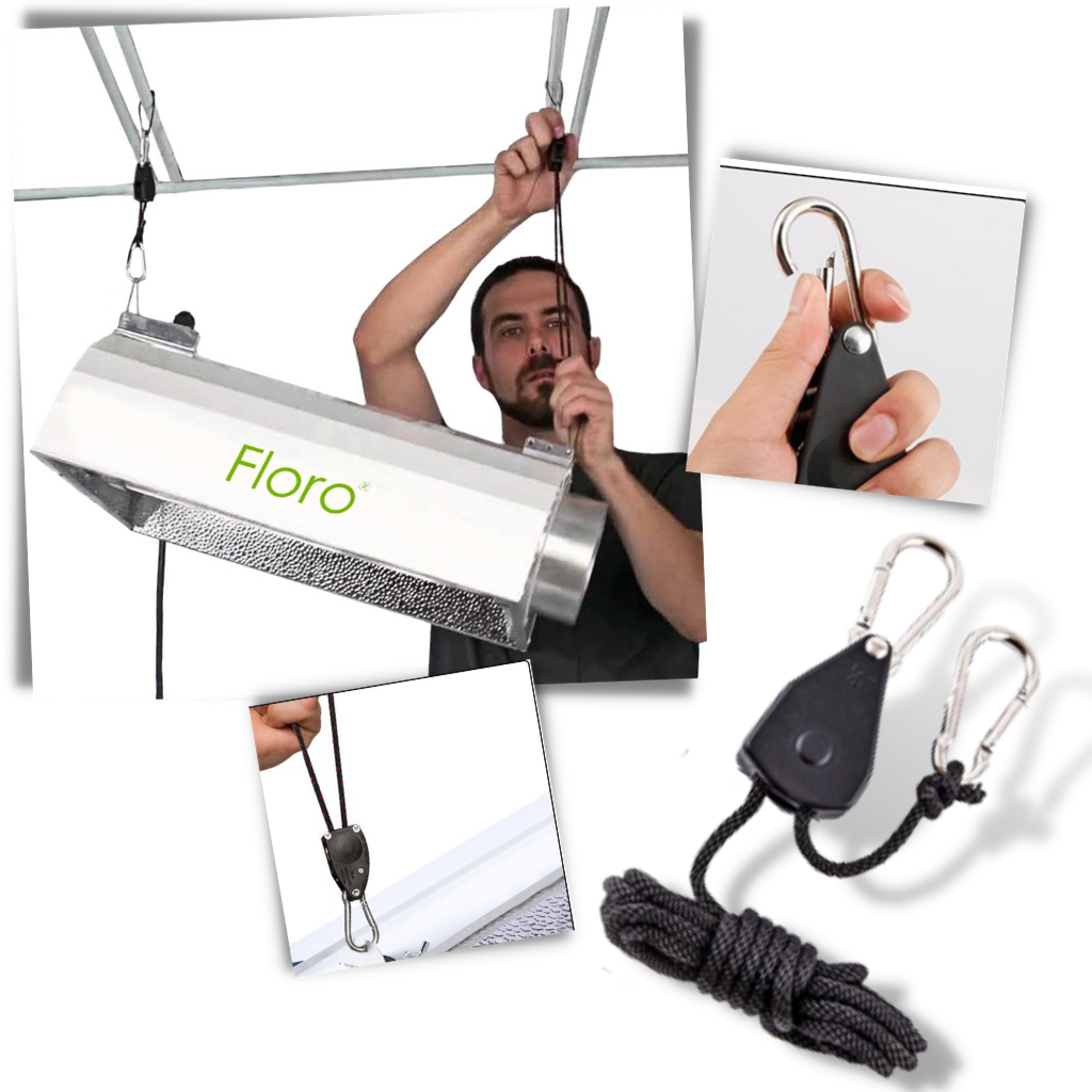 Einstellbare Seilratsche (2 Stück) - Ozerty