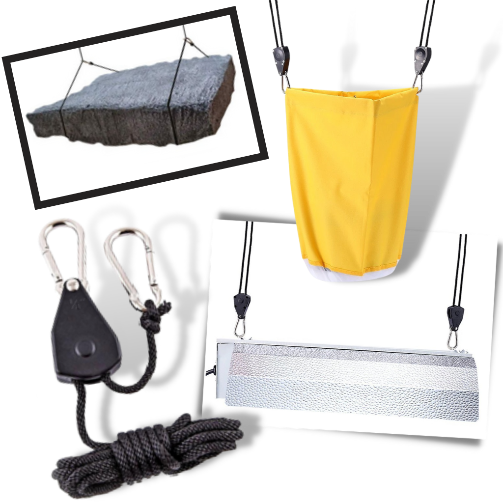 Einstellbare Seilratsche (2 Stück) - Ozerty