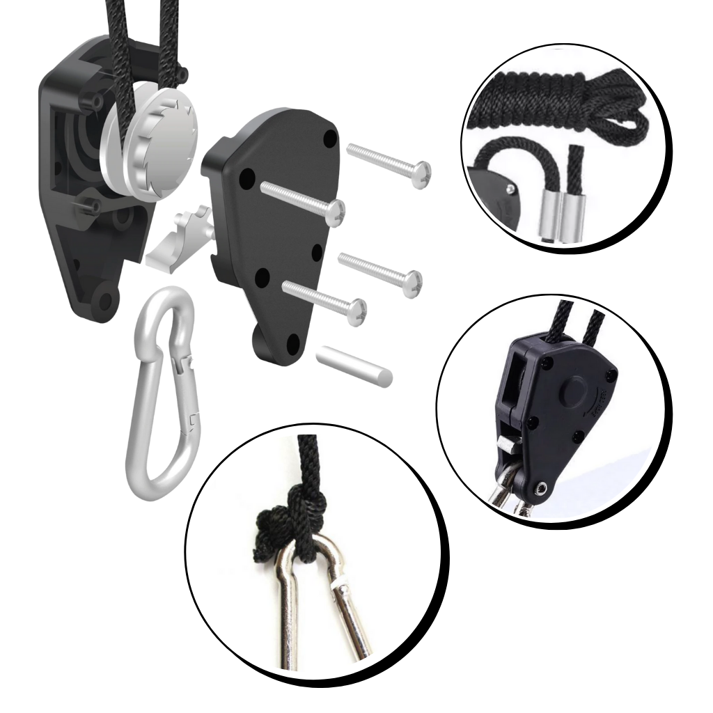 Einstellbare Seilratsche (2 Stück) - Ozerty