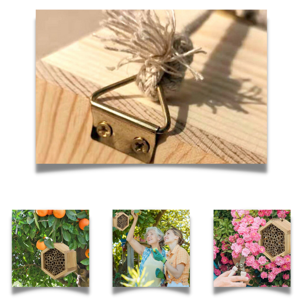 Sechseckiges Holz-Bienenhaus - Ozerty