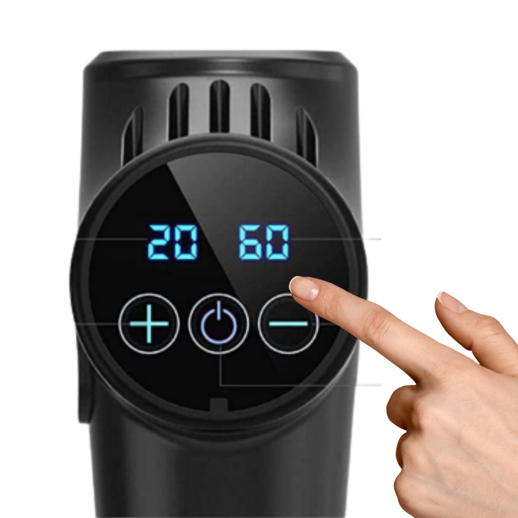 Hochgeschwindigkeits-Vibrationsmassagepistole - Ozerty