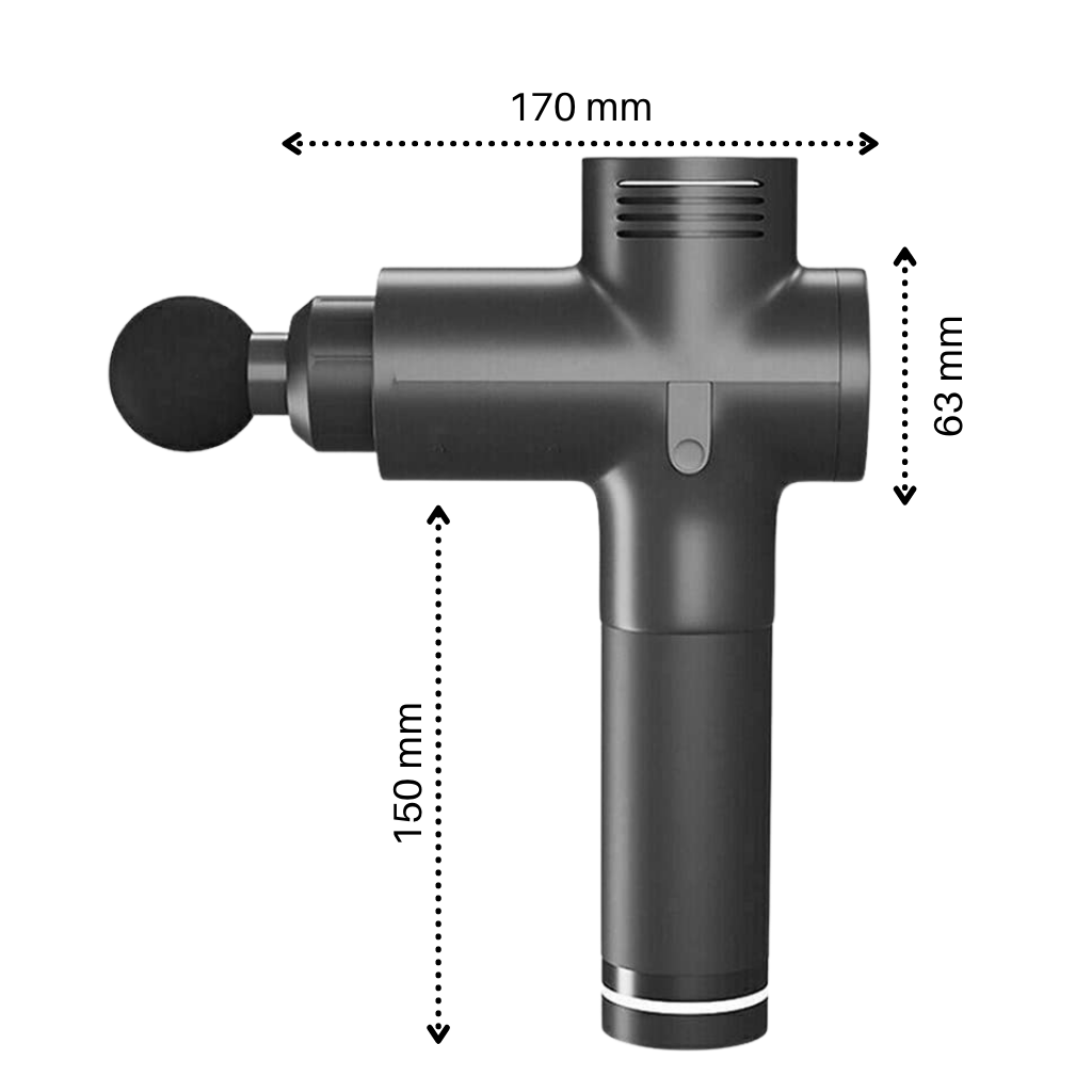 Hochgeschwindigkeits-Vibrationsmassagepistole - Ozerty