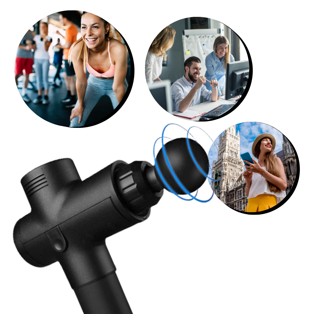 Hochgeschwindigkeits-Vibrationsmassagepistole - Ozerty