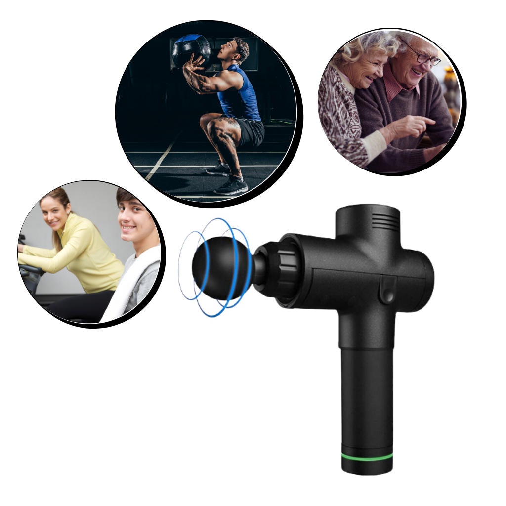 Hochgeschwindigkeits-Vibrationsmassagepistole - Ozerty