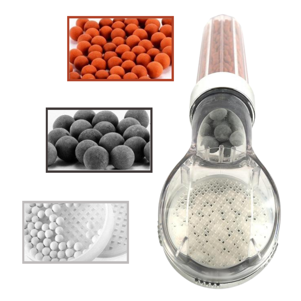 Ionischer Hochdruck-Duschkopf  - Ozerty