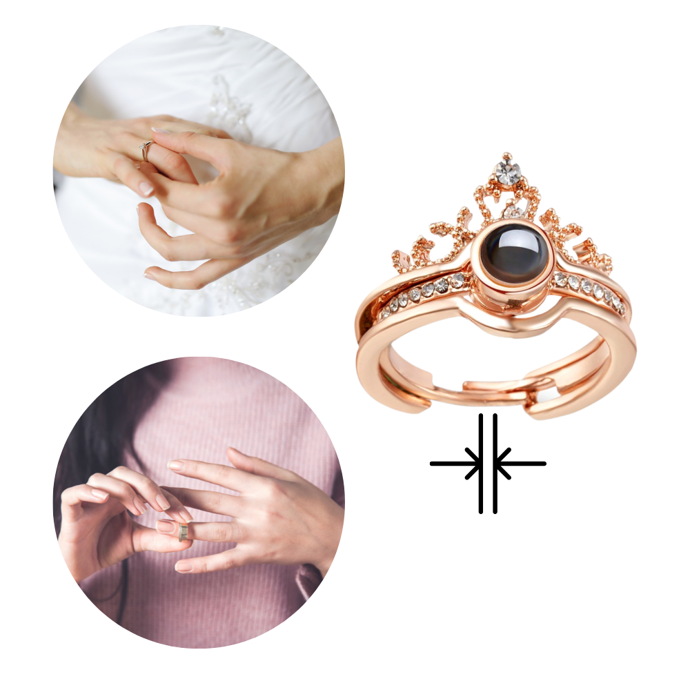 100 Sprachen "Ich liebe dich" Schöner Ring - Ozerty