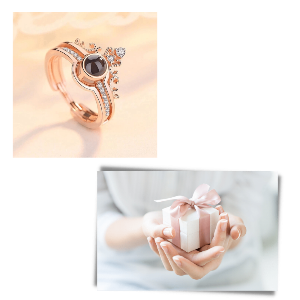 100 Sprachen "Ich liebe dich" Schöner Ring - Ozerty