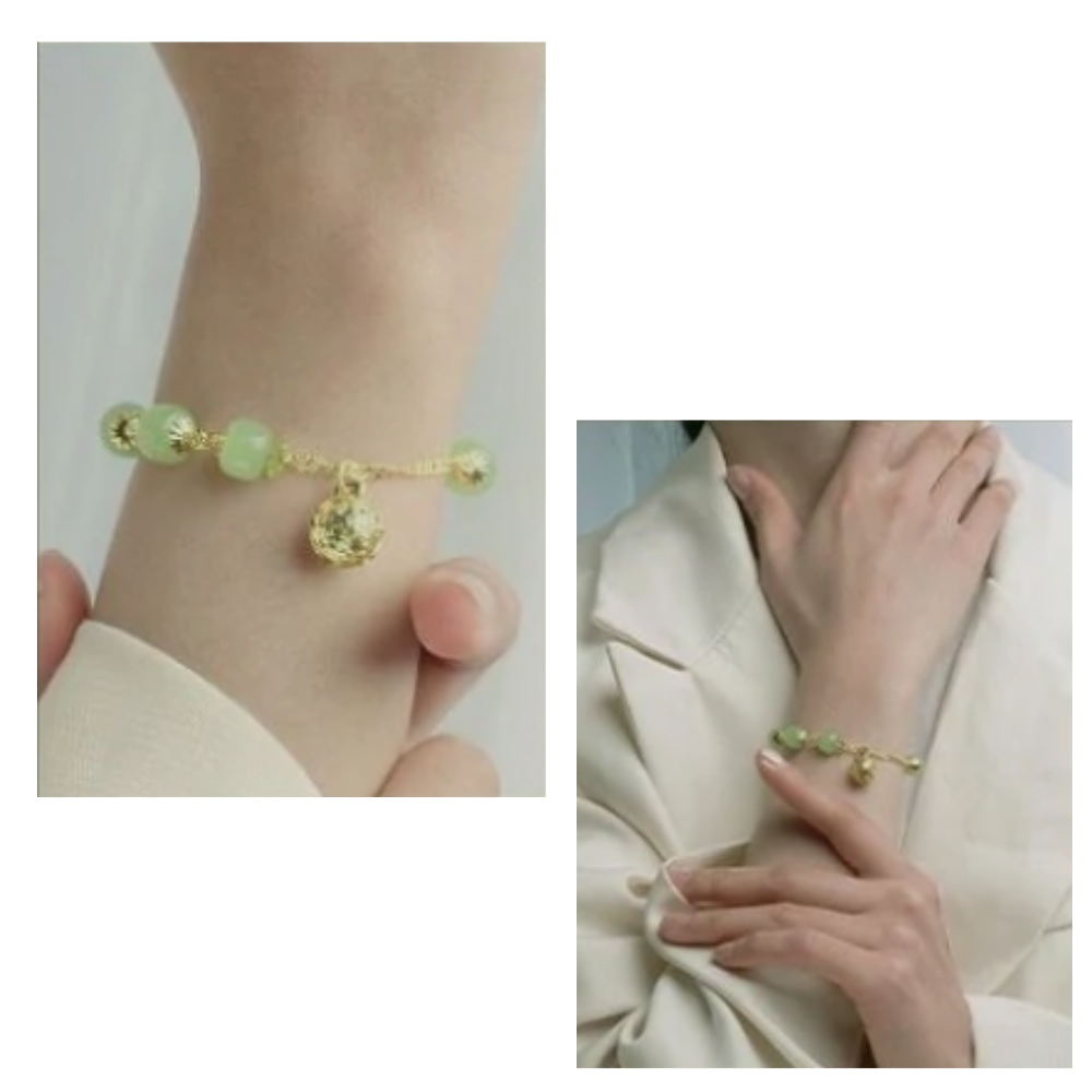 Hetian Jade-Glocken-Armband - Ozerty