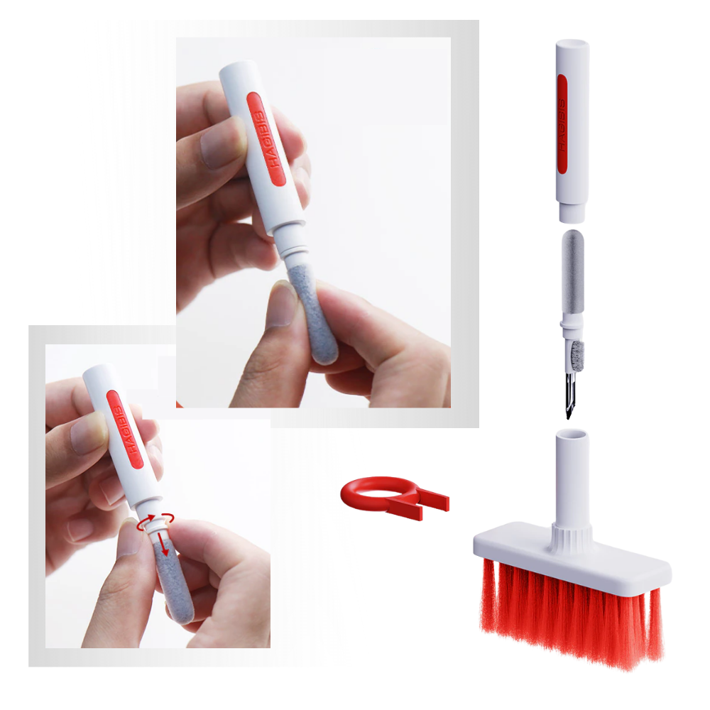 5-in-1 Tastatur- und Kopfhörer-Reiniger - Ozerty