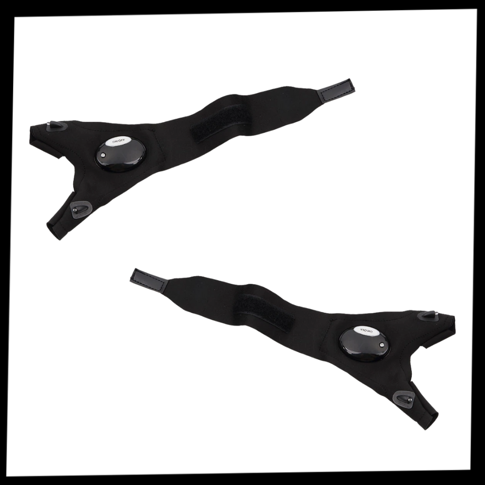 Ein Paar LED-Handschuhe mit wasserdichten Lichtern - Ozerty