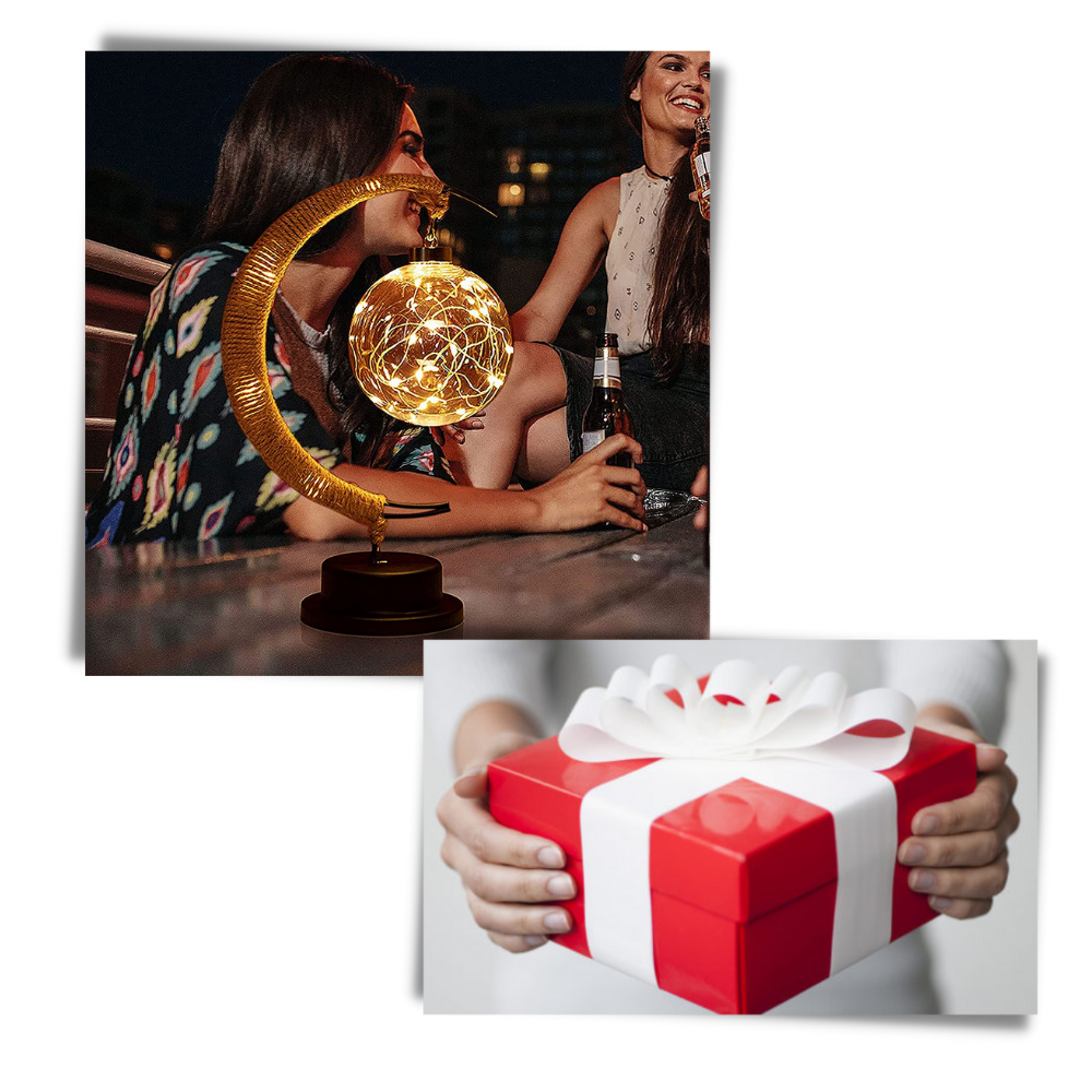 Verzauberte Mond-LED-Lampe - Ozerty