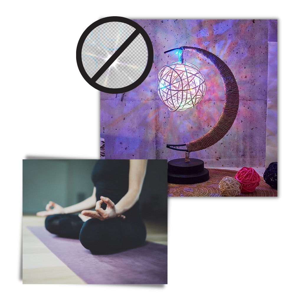 Verzauberte Mond-LED-Lampe - Ozerty