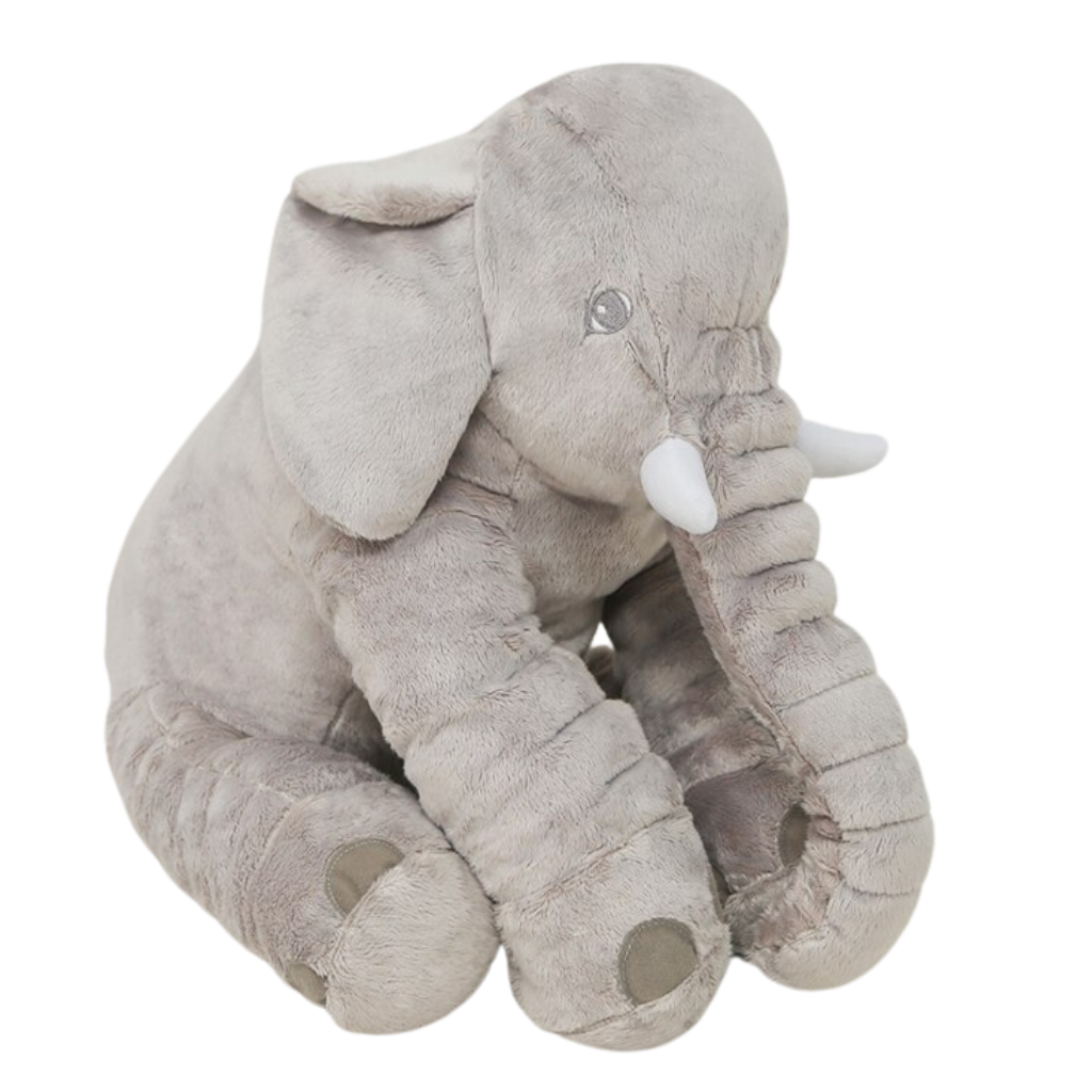 Large Baby Elephant Plush Pillow