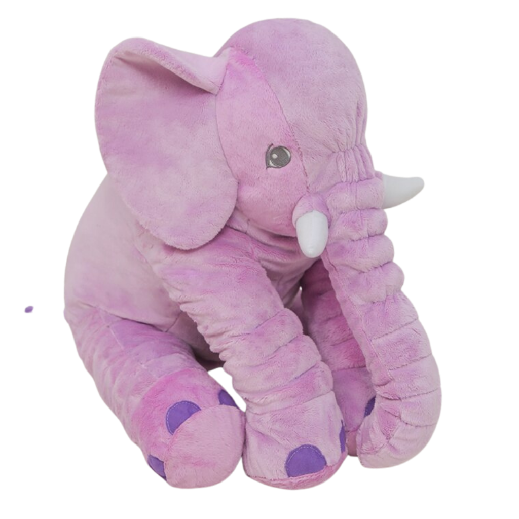 Large Baby Elephant Plush Pillow