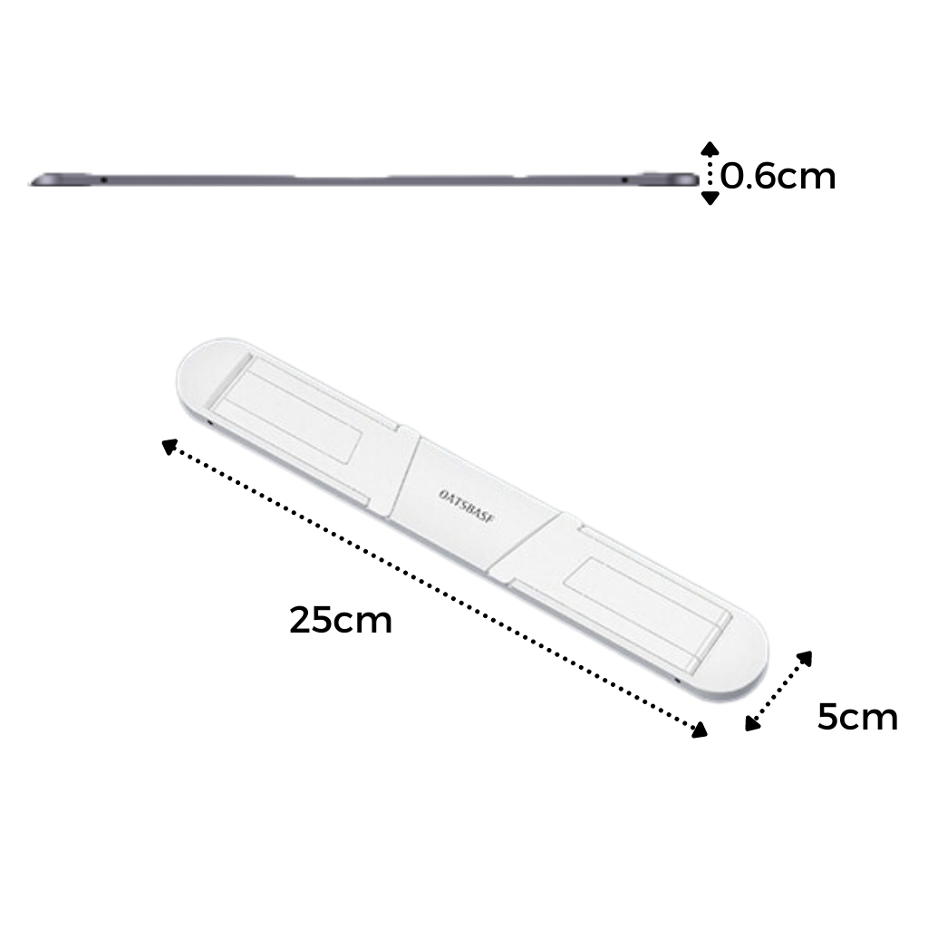 Leichter, unsichtbarer Laptop-Halter aus Aluminium - Ozerty