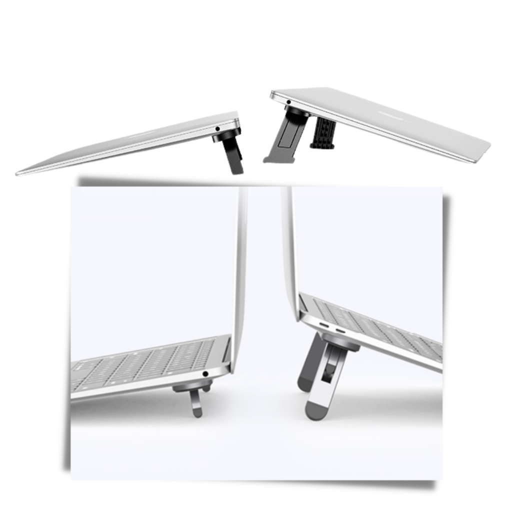 Leichter, unsichtbarer Laptop-Halter aus Aluminium - Ozerty
