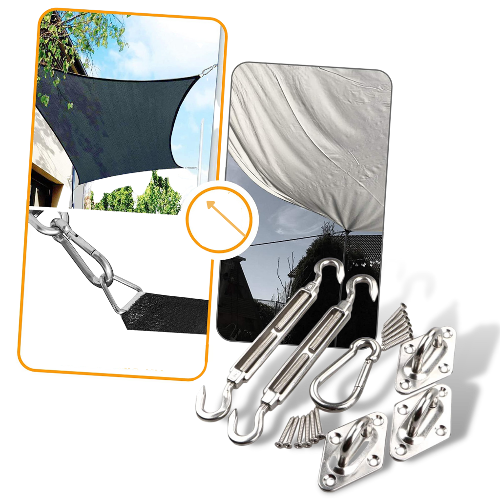 M5 Beschlagsatz für Sonnensegel - Ozerty