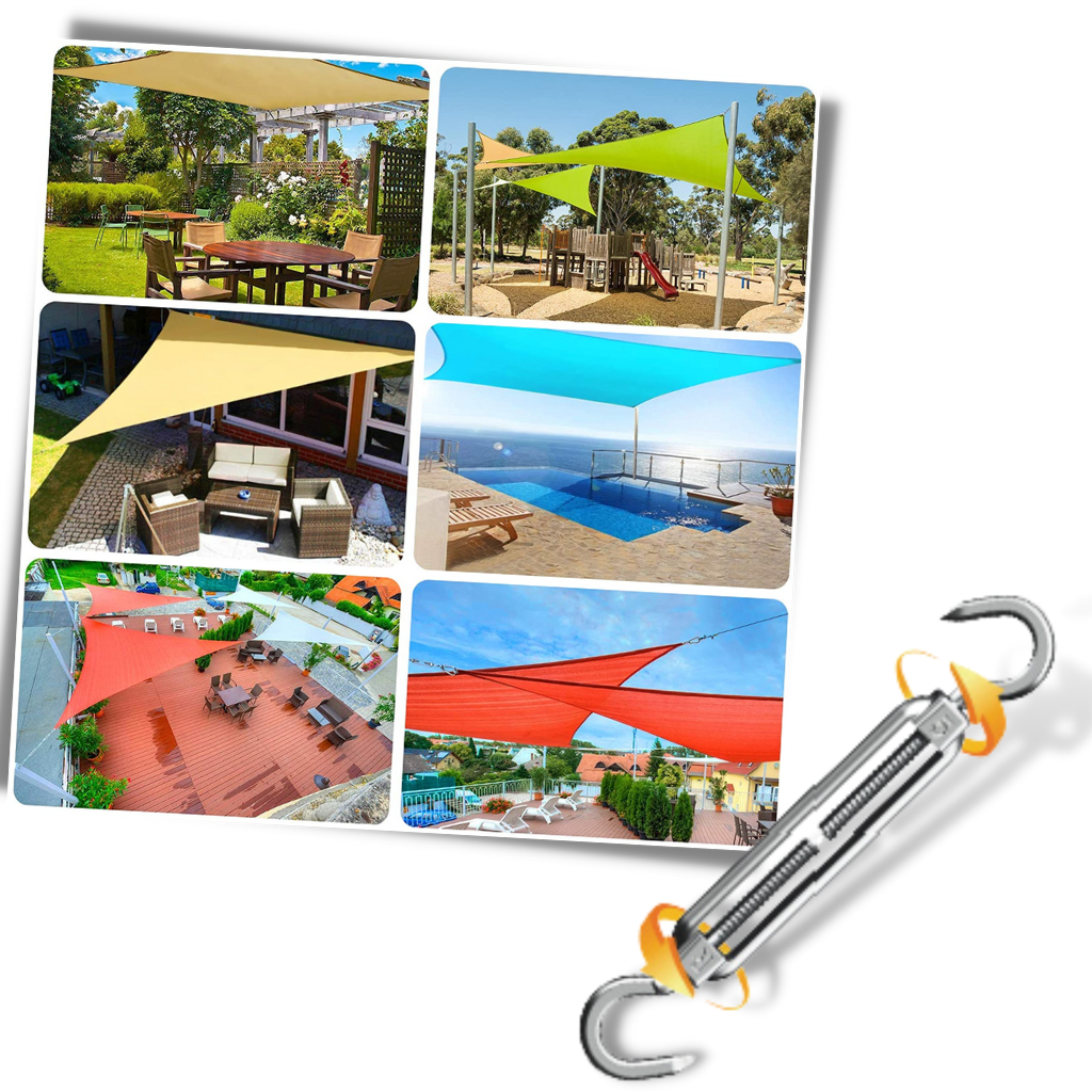 M5 Beschlagsatz für Sonnensegel - Ozerty