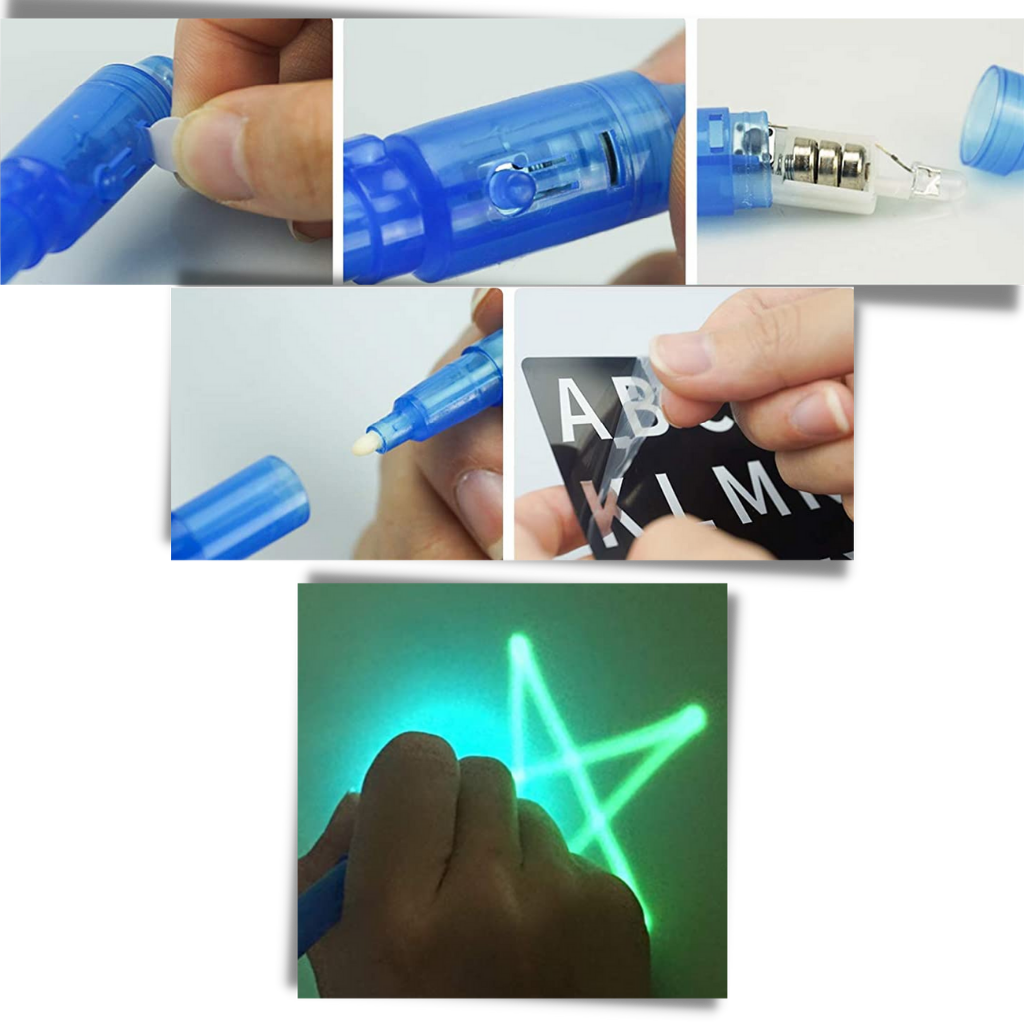 Magisches Licht-Zeichenbrett-Set - Ozerty