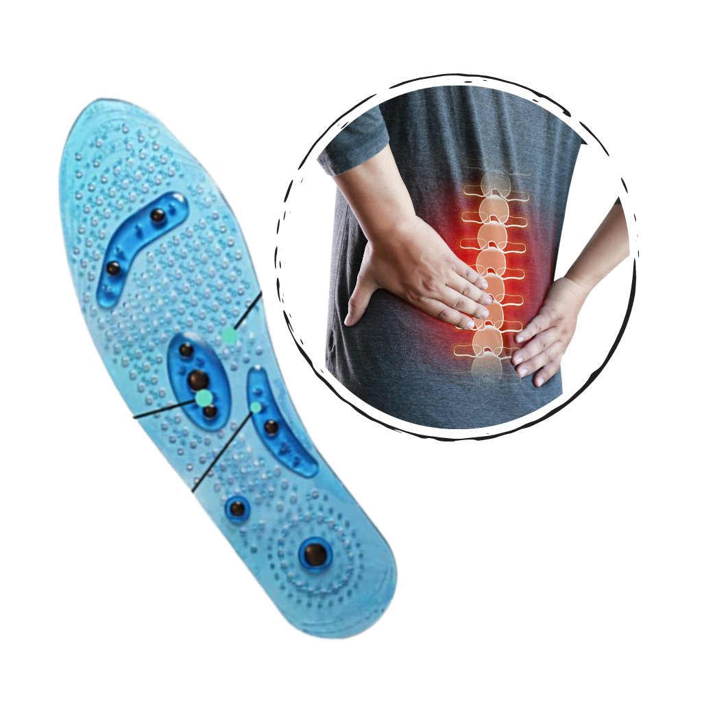 Magnetische Fußmassage-Einlagen - Ozerty