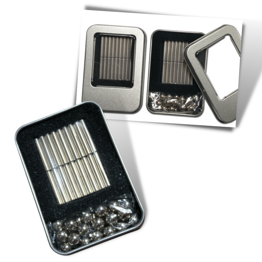 Magnetische Konstruktion Stäbe und Kugeln - Ozerty