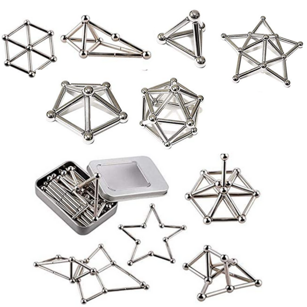 Magnetische Konstruktion Stäbe und Kugeln - Ozerty