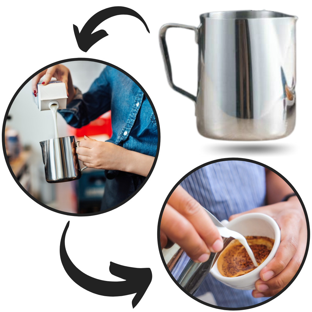 Edelstahl-Milchaufschäumer-Kännchen 100 ml - Ozerty