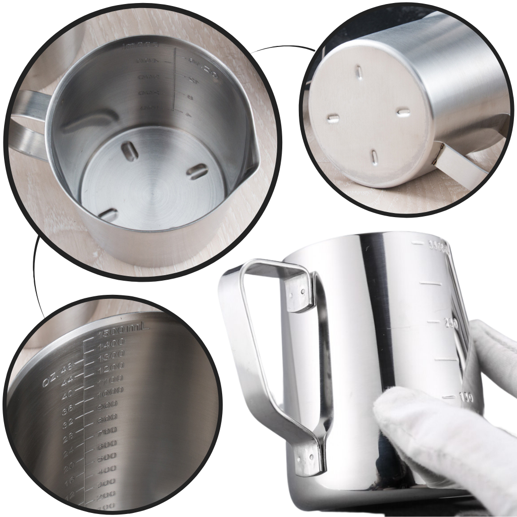 Edelstahl-Milchaufschäumer-Kännchen 100 ml - Ozerty