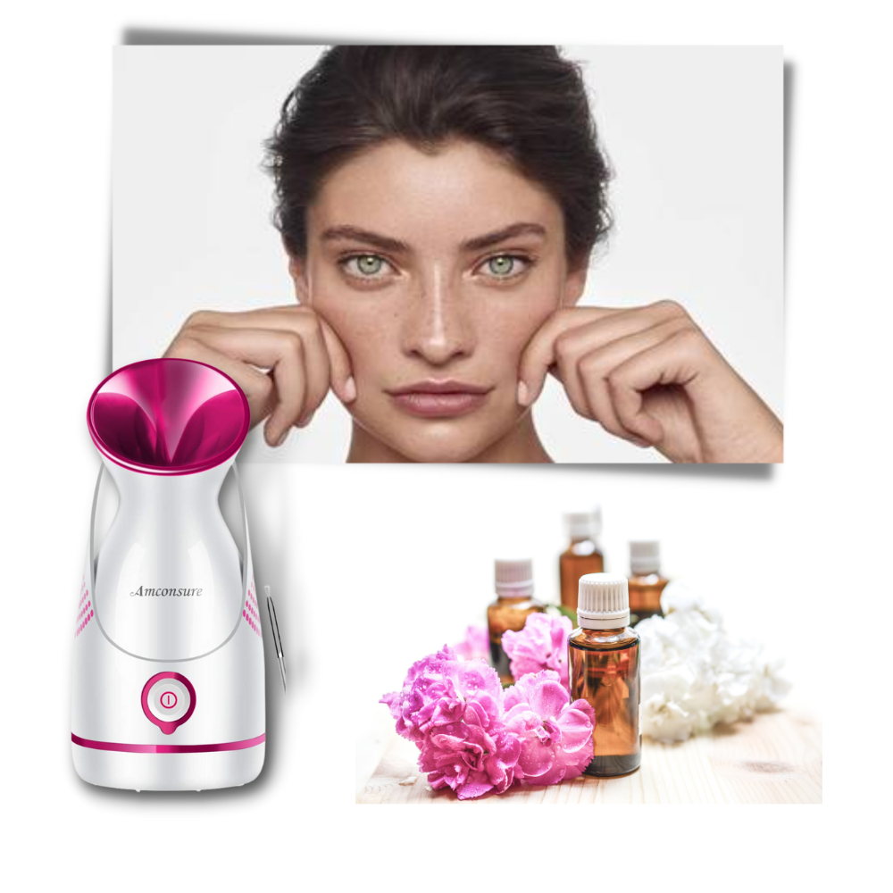 Tragbarer Gesichtsbefeuchter und Saunabad - Ozerty