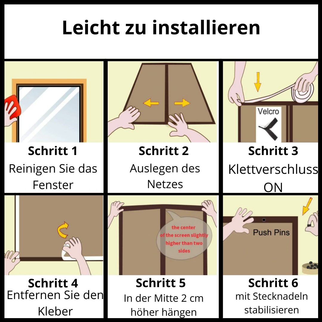 Magnetisches Mückengitter für Türen - Ozerty