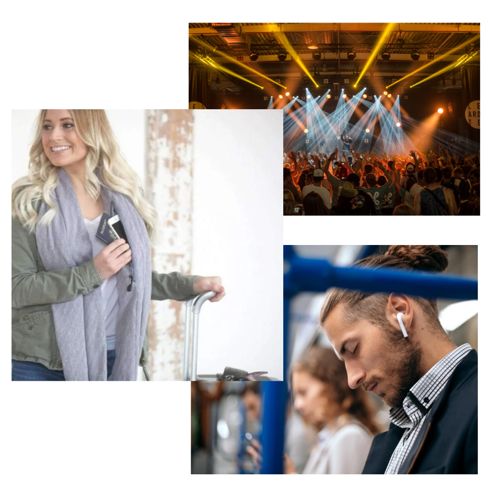 Warmer Schalldämpfer mit versteckter Tasche - Ozerty