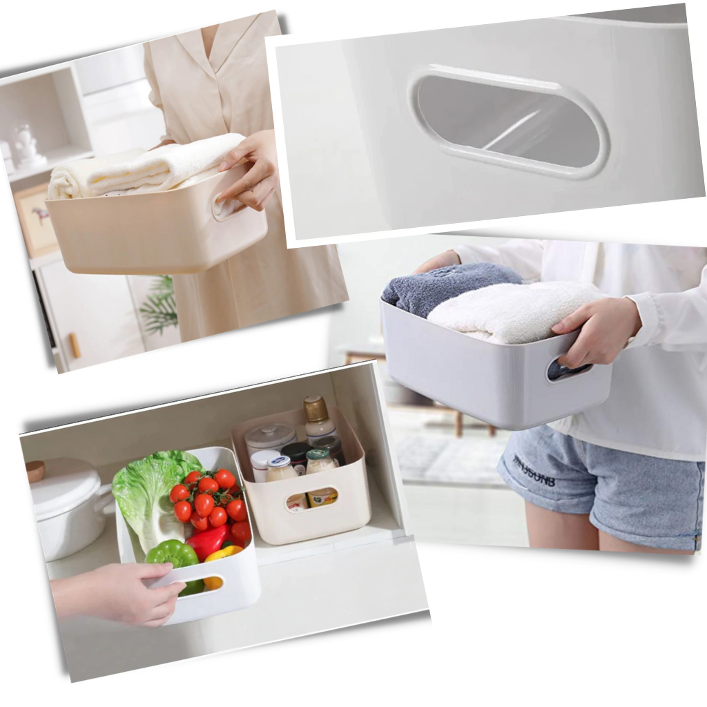 Mehrzweck-Aufbewahrungskorb aus Kunststoff - Ozerty