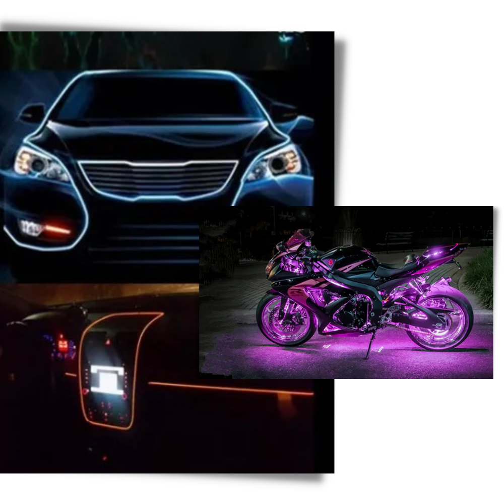 Neon LED Draht Bunt - Ozerty