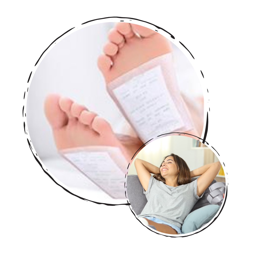 Natürliche Detox-Fußpads - Ozerty