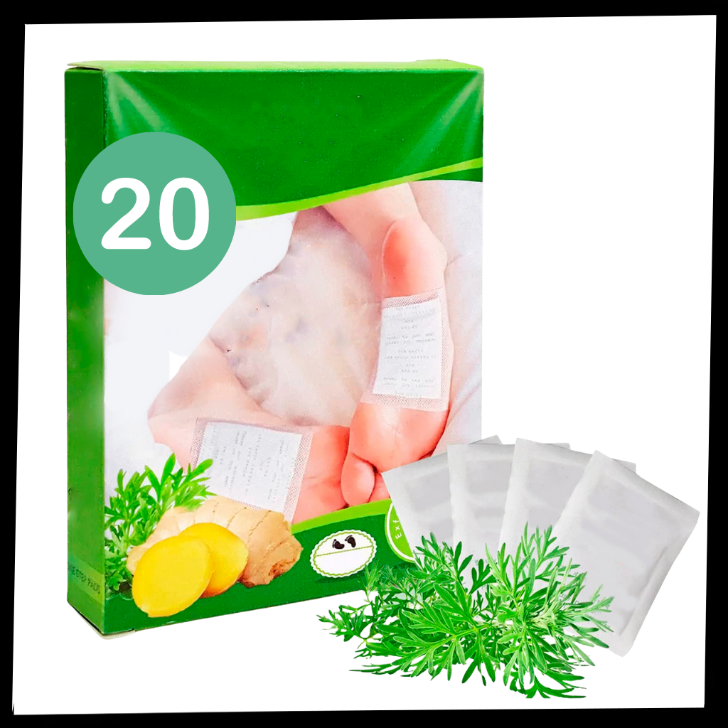 Natürliche Detox-Fußpads - Ozerty