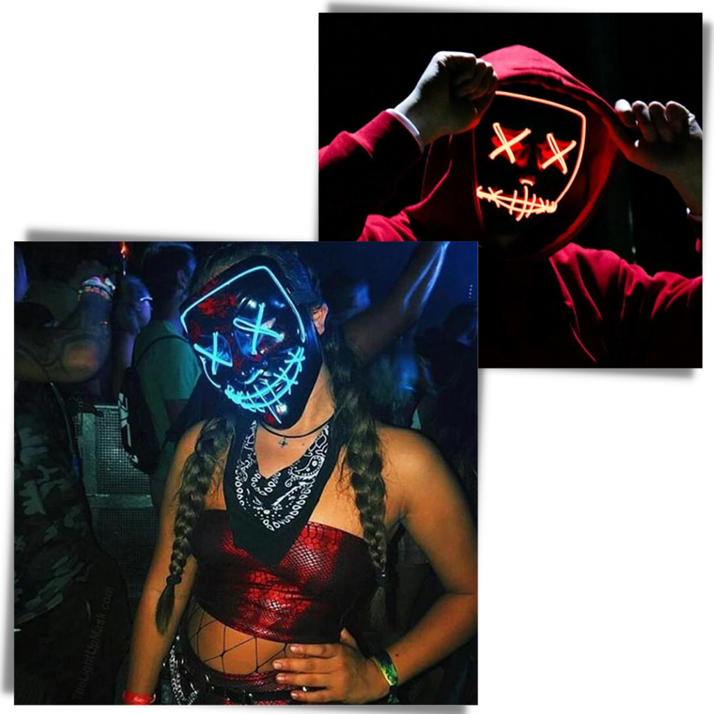 Neon LED Maske - Ozerty