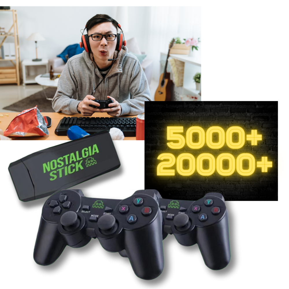 Retro-Videospielkonsole & Stick - Ozerty