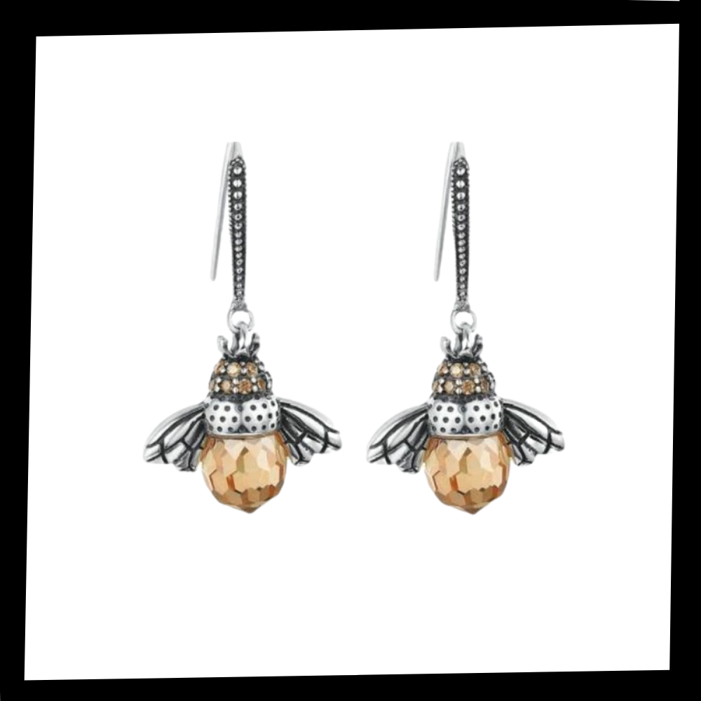 Ohrringe in Bienenform - Ozerty